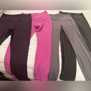 Lot of 4 pairs of Athleta Elation 7/8 tights!! Great Condition! Size S